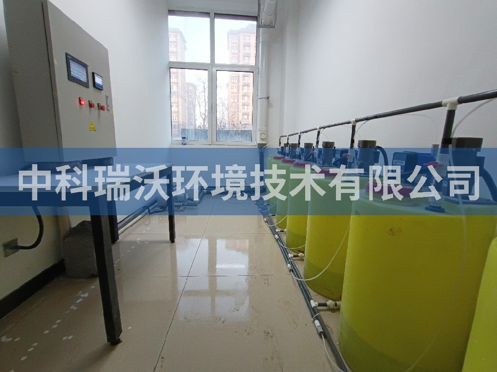 山东省济南市平阴县疾病预防控制中心医疗污水处理设备安装调试完成